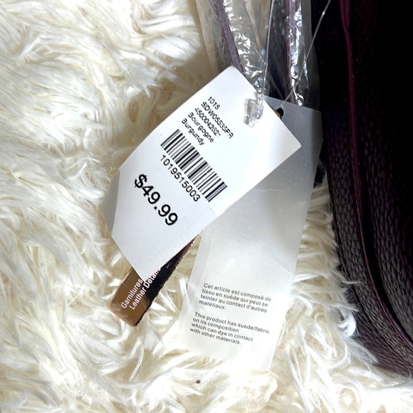 NWT Burgundy Purse - Picture 4 of 5